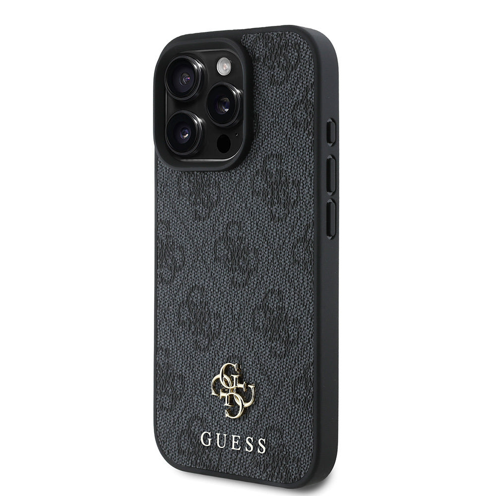 Apple iPhone 16 Pro Kılıf Guess Orjinal Lisanslı M-safe Şarj Özellikli Small 4G Classic Kapak