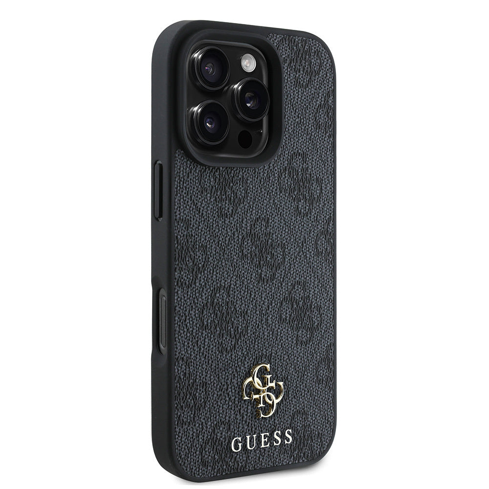 Apple iPhone 16 Pro Kılıf Guess Orjinal Lisanslı M-safe Şarj Özellikli Small 4G Classic Kapak