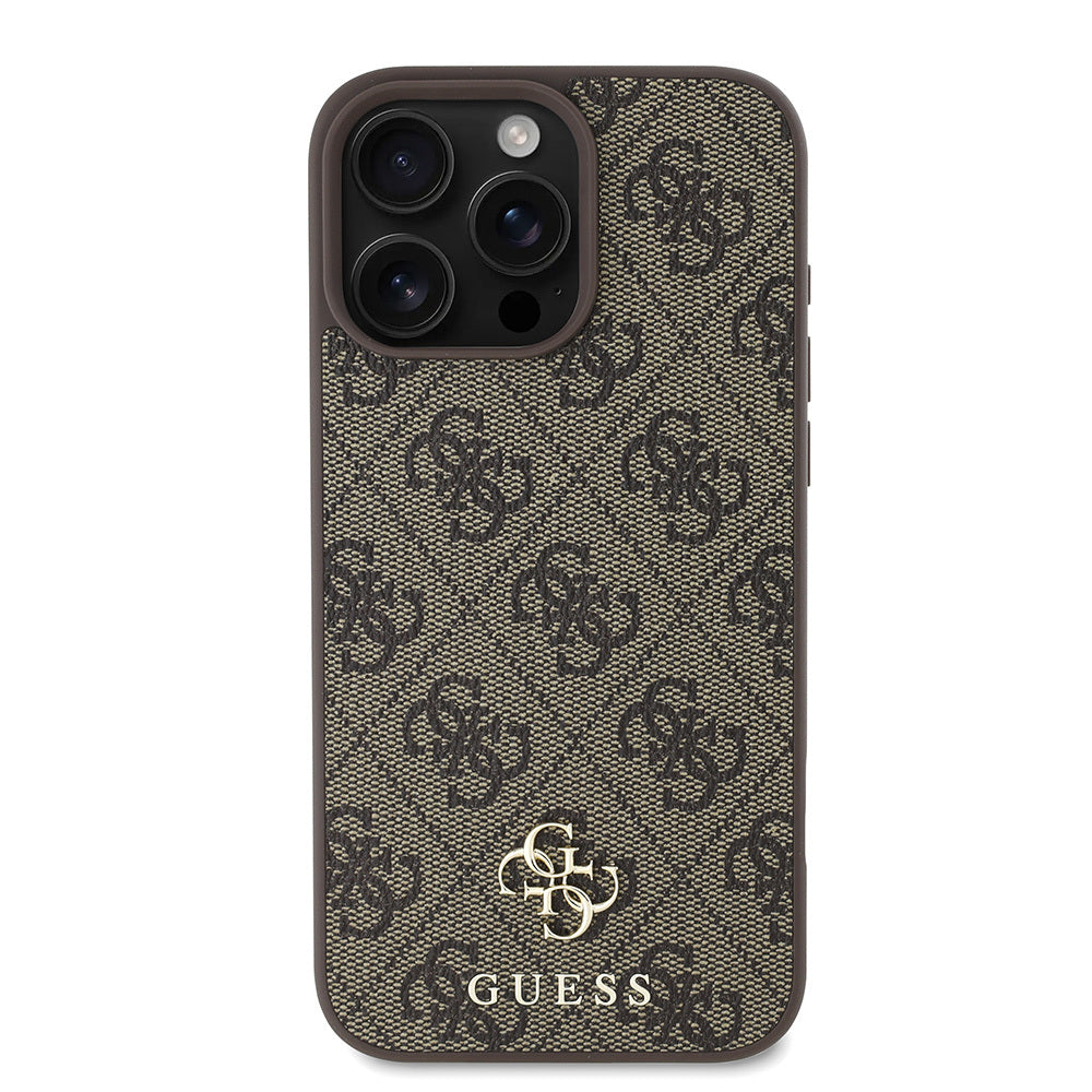 Apple iPhone 16 Pro Kılıf Guess Orjinal Lisanslı M-safe Şarj Özellikli Small 4G Classic Kapak