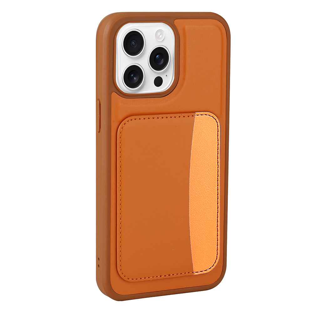 Apple iPhone 16 Pro Kılıf Kartlıklı Zore X-Kart Silikon Kapak