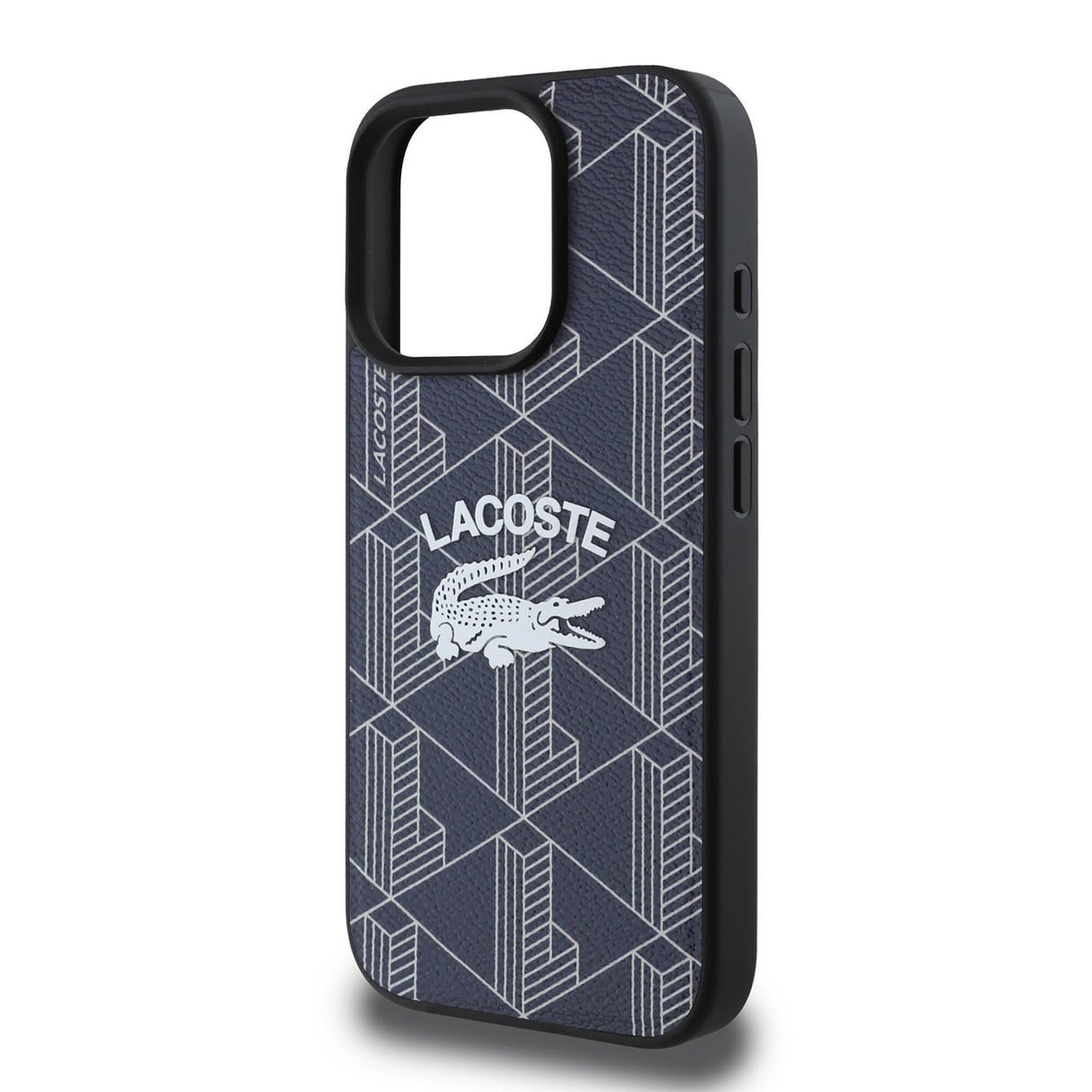 Apple iPhone 16 Pro Kılıf Lacoste Orjinal Lisanslı M-safe Şarj Özellikli Mono Vintage Logo Kapak