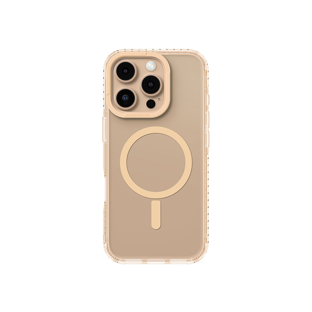 Apple iPhone 16 Pro Kılıf M-Safe Şarj Özellikli Airbag Tasarımlı Amazingthing Titan Pro Serisi Kapak