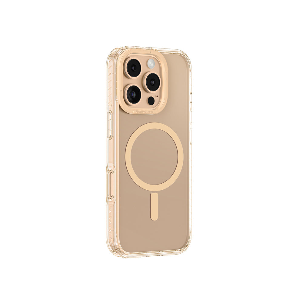 Apple iPhone 16 Pro Kılıf M-Safe Şarj Özellikli Airbag Tasarımlı Amazingthing Titan Pro Serisi Kapak