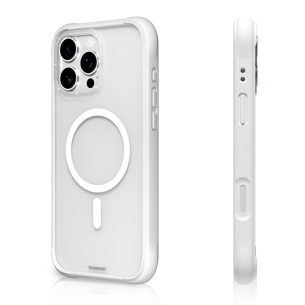 Apple iPhone 16 Pro Kılıf M-safe Şarj Özellikli Youngkit Macaroon Serisi Kapak