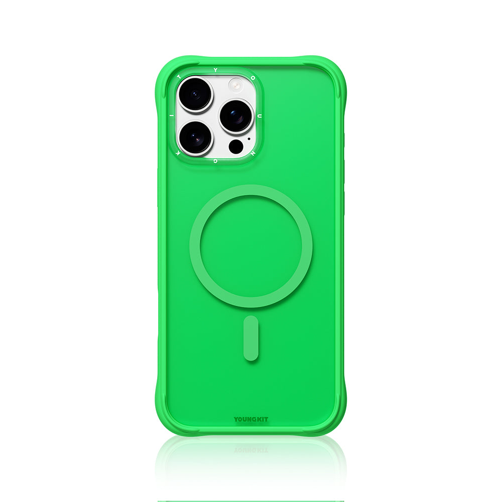 Apple iPhone 16 Pro Kılıf M-safe Şarj Özellikli Youngkit Macaroon Serisi Kapak