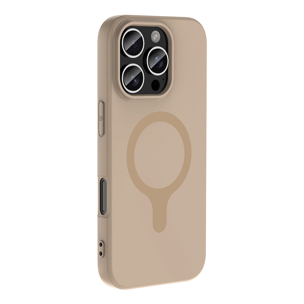 Apple iPhone 16 Pro Kılıf M-Safe Şarj Özellikli Zore Aris Silikon Kapak