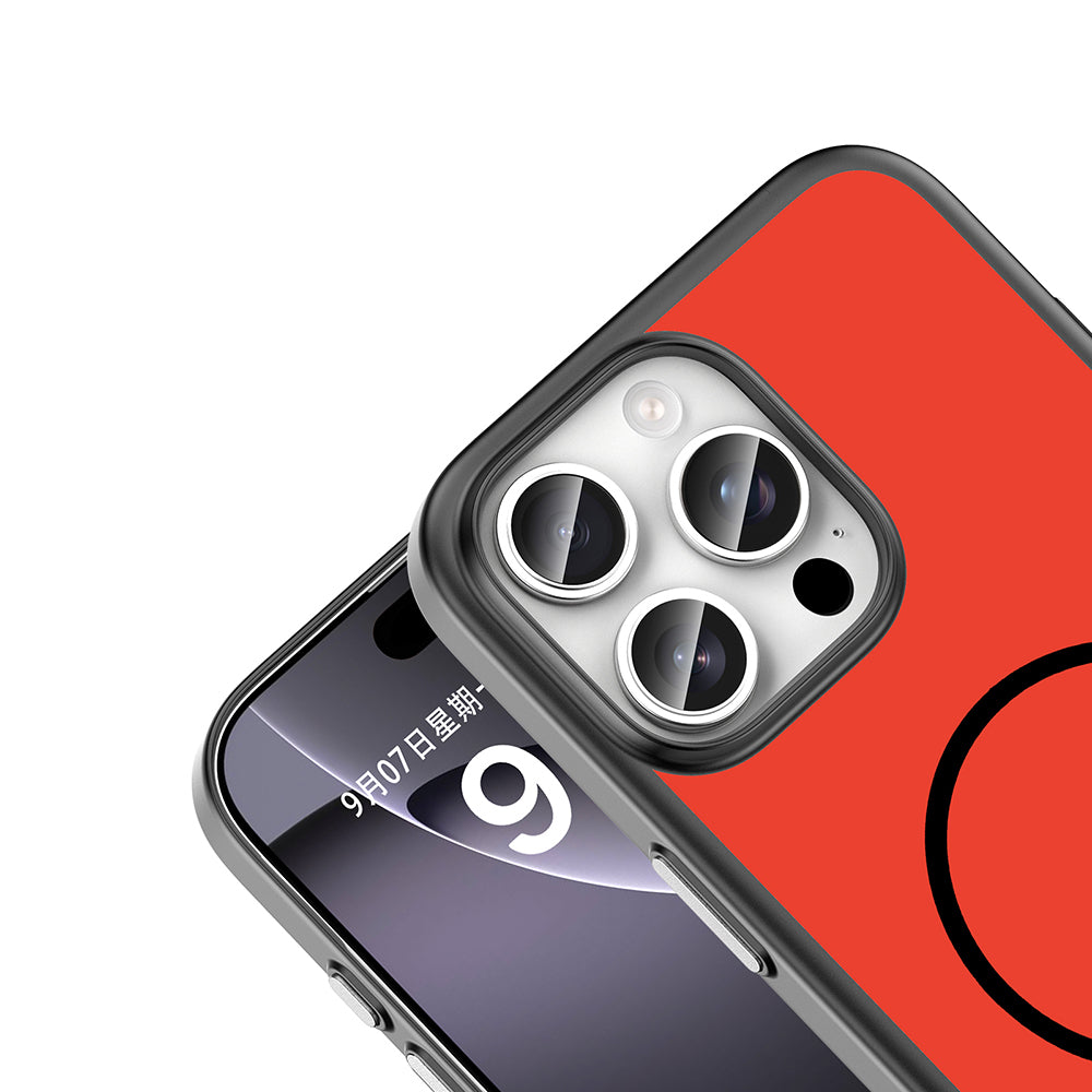 Apple iPhone 16 Pro Kılıf M-Safe Şarj Özellikli Zore Lora PC Kapak