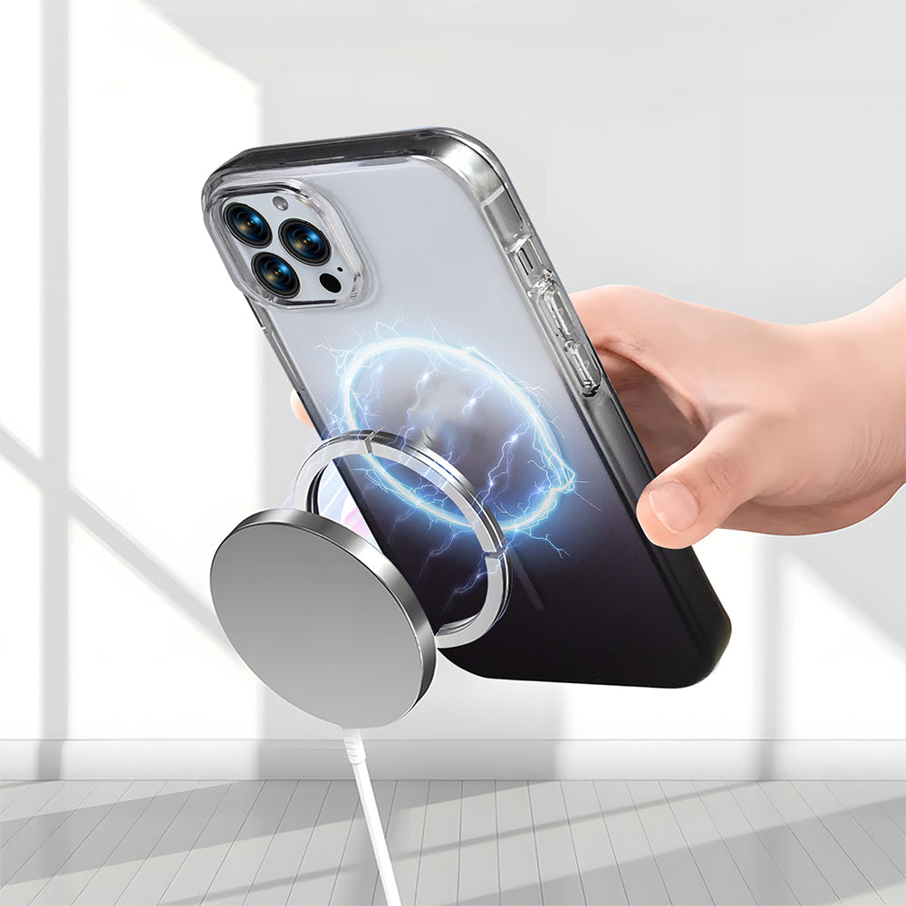 Apple iPhone 16 Pro Kılıf M-Safe Şarj Özellikli Zore Septik Silikon Kapak