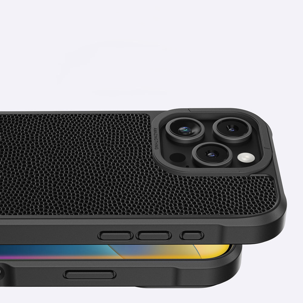Apple iPhone 16 Pro Kılıf M-safe Şarj Özellikli Amazingthing Glamour Serisi Kapak