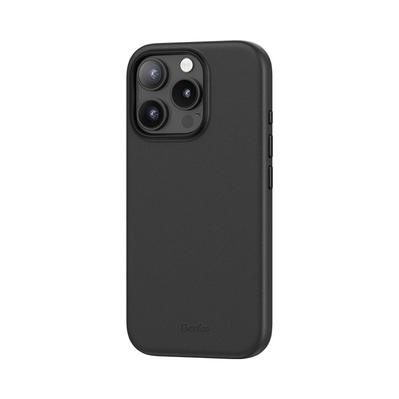 Apple iPhone 16 Pro Kılıf M-safe Şarj Özellikli Çizilmeye Dayanıklı Benks VitaPro Serisi PU Deri Kapak