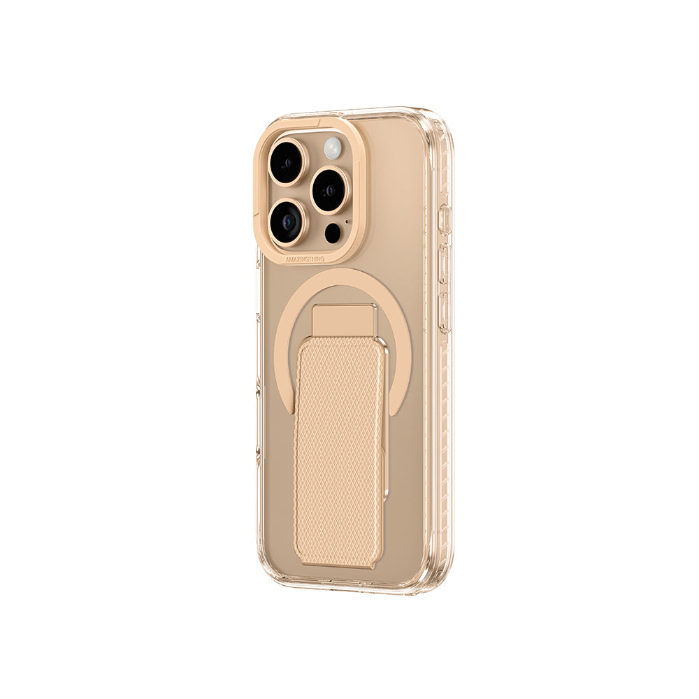 Apple iPhone 16 Pro Kılıf M-safe Şarj Özellikli Standlı Amazingthing Titan Pro Plus Kapak