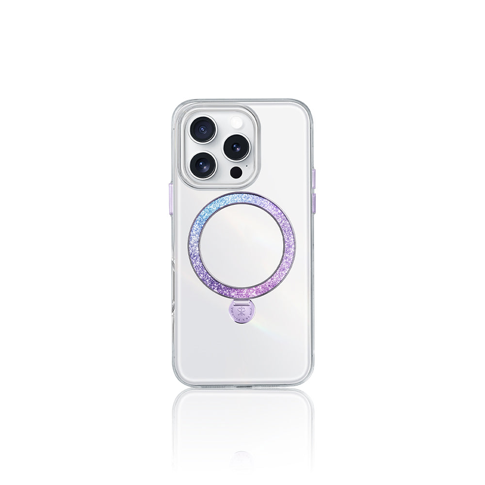 Apple iPhone 16 Pro Kılıf M-safe Şarj Özellikli Standlı Pynana Dancing Streamer Serisi Kapak