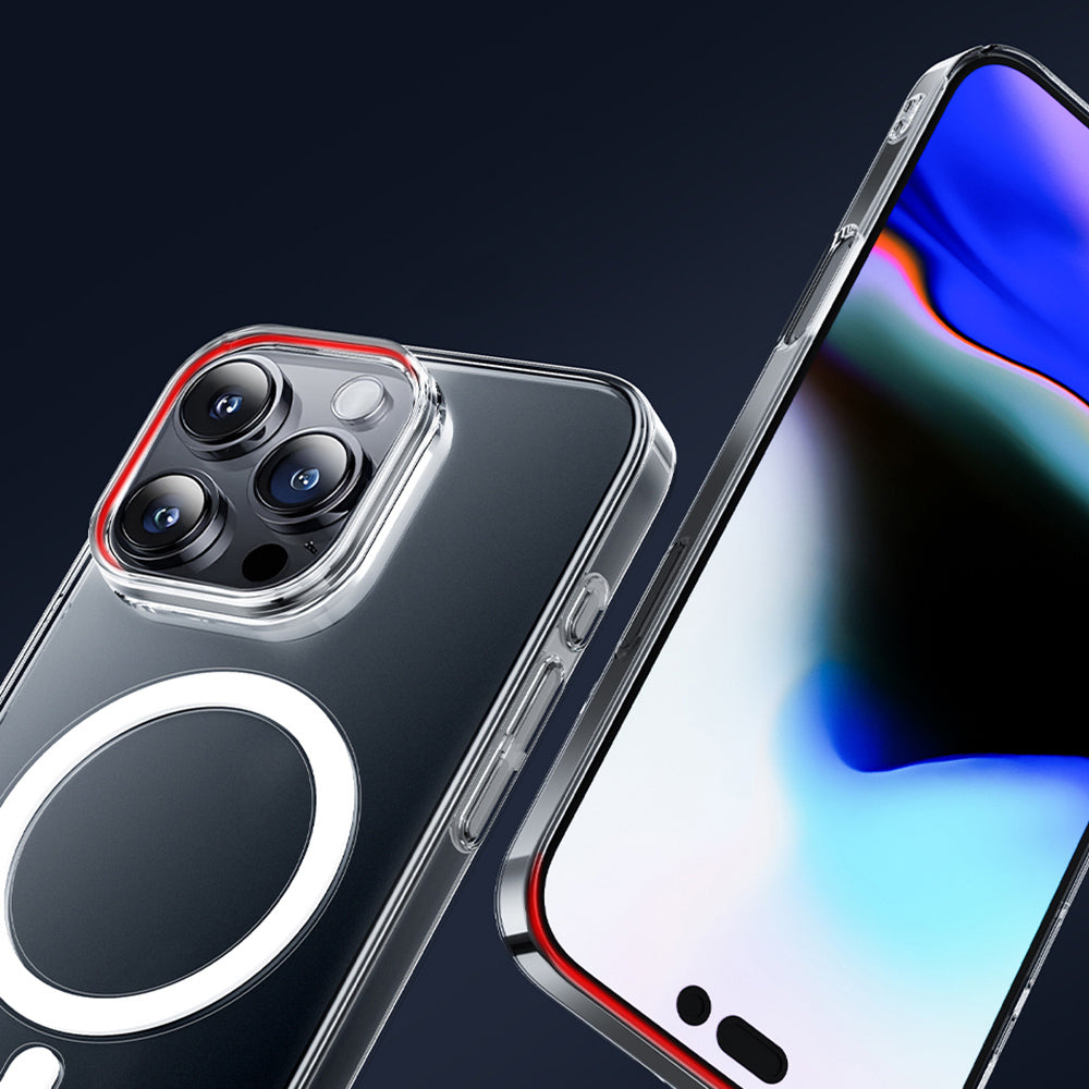 Apple iPhone 16 Pro Kılıf M-safe Şarj Özellikli Wiwu YXK-207 Invisible Pro Sert PC Kapak