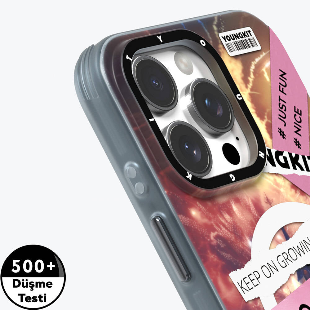 Apple iPhone 16 Pro Kılıf M-safe Şarj Özellikli Youngkit A-City Serisi Kapak