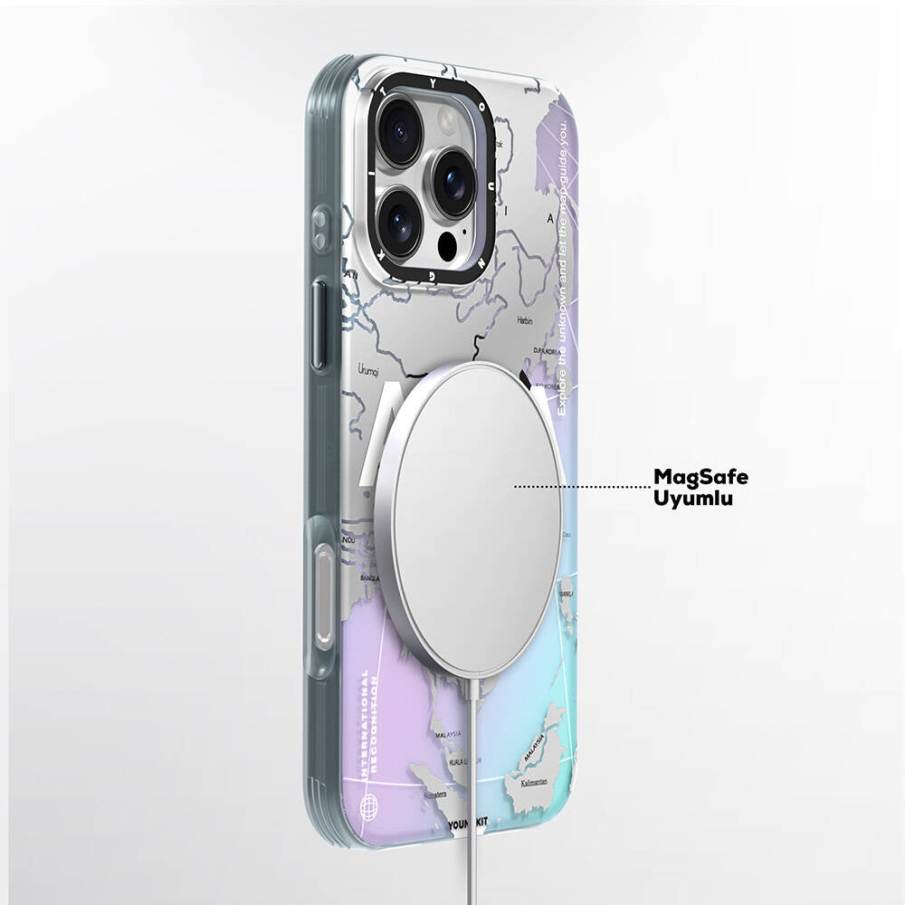 Apple iPhone 16 Pro Kılıf M-safe Şarj Özellikli Youngkit Universal Serisi Kapak