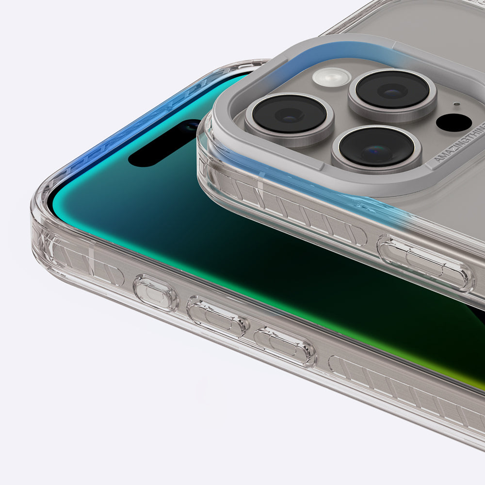 Apple iPhone 16 Pro Kılıf M-safe Şarj Özellikli Yüzük Standlı Amazingthing Titan Pro Serisi Kapak