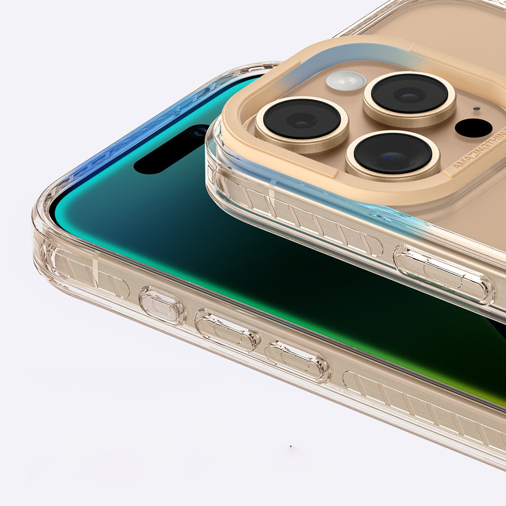 Apple iPhone 16 Pro Kılıf M-safe Şarj Özellikli Yüzük Standlı Amazingthing Titan Pro Serisi Kapak