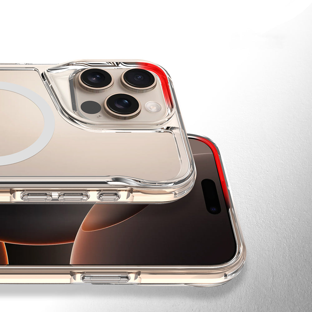 Apple iPhone 16 Pro Kılıf M-safe Şarj Özellikli Zore T-Max Standlı Kapak