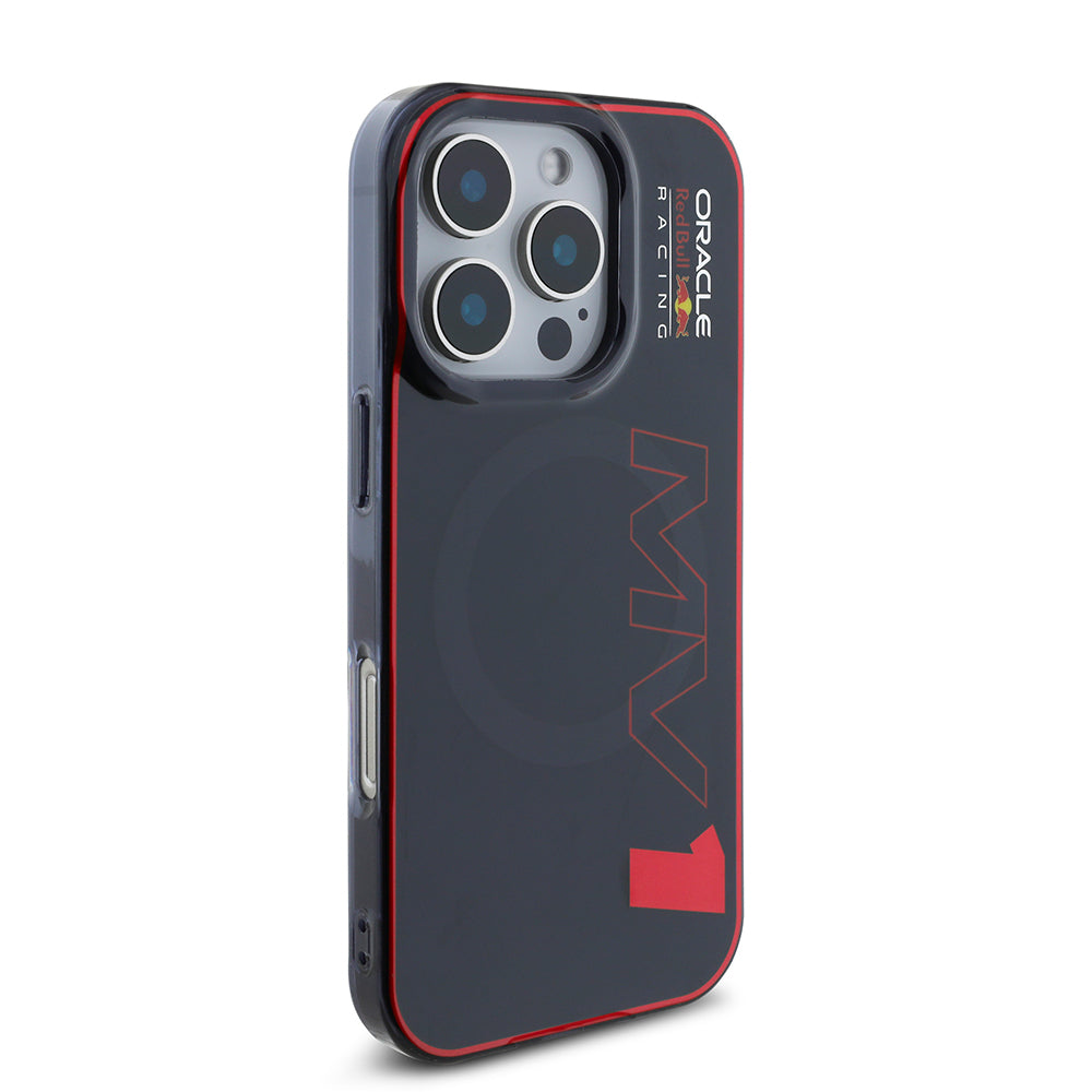 Apple iPhone 16 Pro Kılıf Redbull Orjinal Lisanslı M-safe Şarj Özellikli Çift Katmanlı Sert PC Büyük Boy MV Kapak