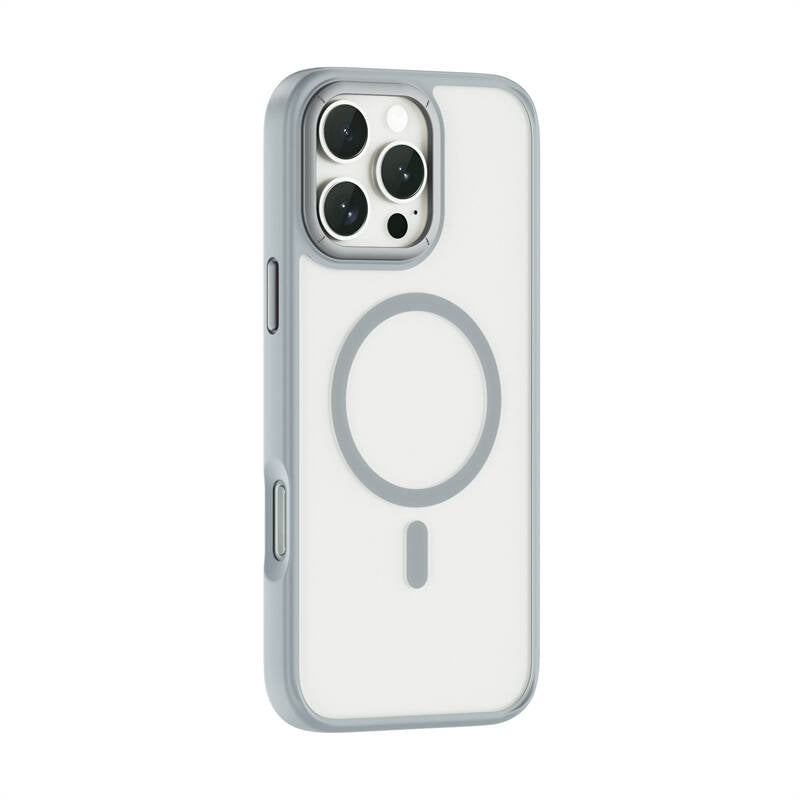 Apple iPhone 16 Pro Kılıf Wiwu FGG-012 ArmorPro Serisi M-safe Şarj Özellikli Parmak İzi Bırakmayan Kılıf