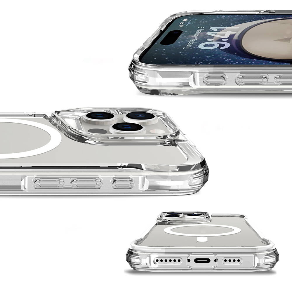 Apple iPhone 16 Pro Kılıf Zore M-safe Şarj Özellikli T-Max M-safe Kapak