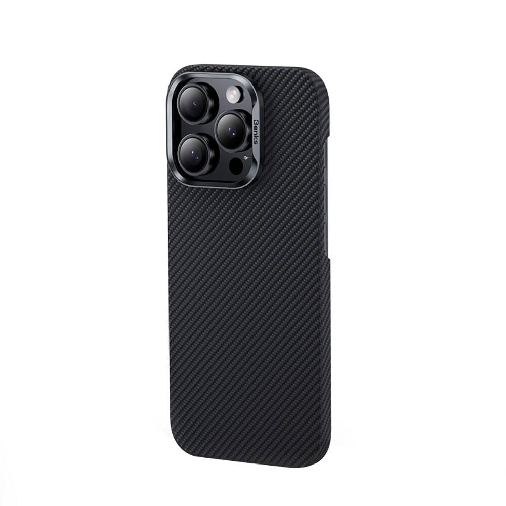 Apple iPhone 16 Pro Max Kılıf Benks M-safe Şarj Özellikli Magnetik ArmorAir 600D Kevlar Fiber Kapak
