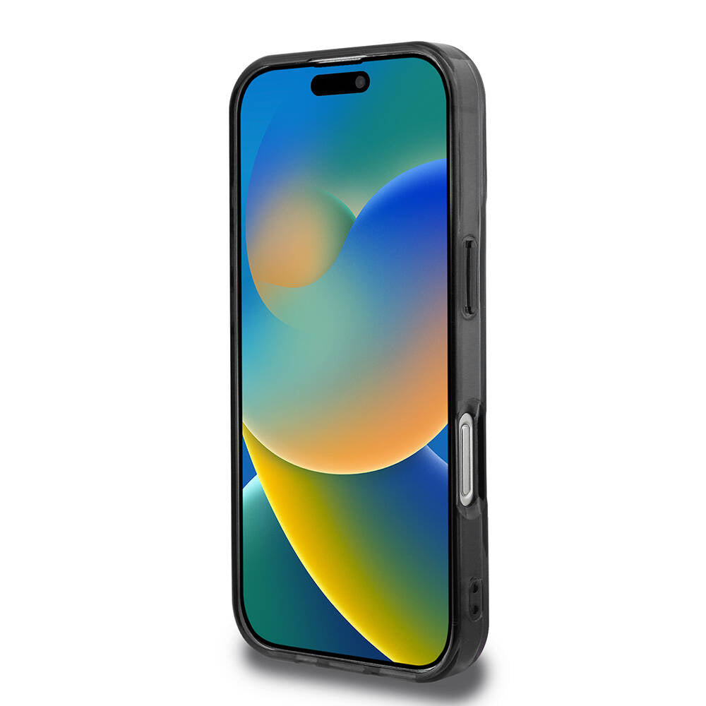 Apple iPhone 16 Pro Max Kılıf BMW Orjinal Lisanslı M-safe Şarj Özellikli M Logolu Üç Renk Çizgili Motorsport Circle Kapak