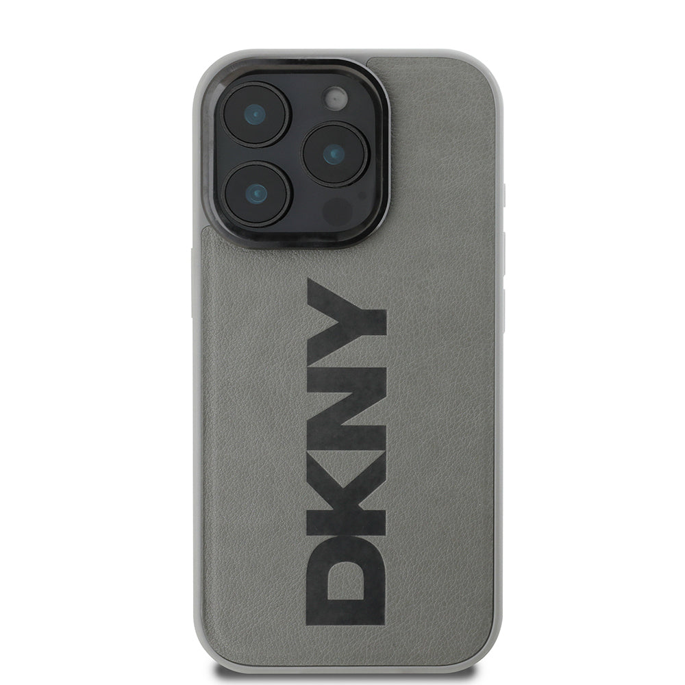 Apple iPhone 16 Pro Max Kılıf DKNY Orjinal Lisanslı M-safe Şarj Özellikli PU Deri Plain Kapak