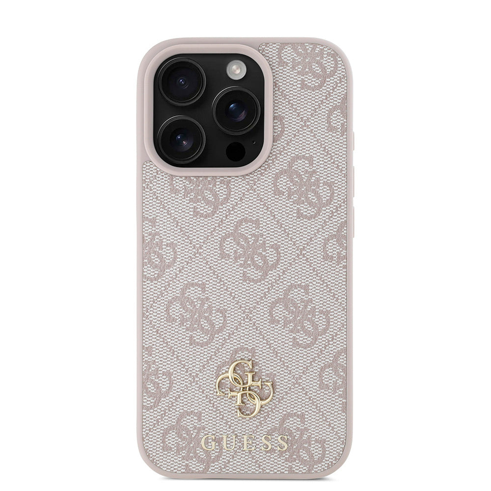 Apple iPhone 16 Pro Max Kılıf Guess Orjinal Lisanslı M-safe Şarj Özellikli Small 4G Classic Kapak