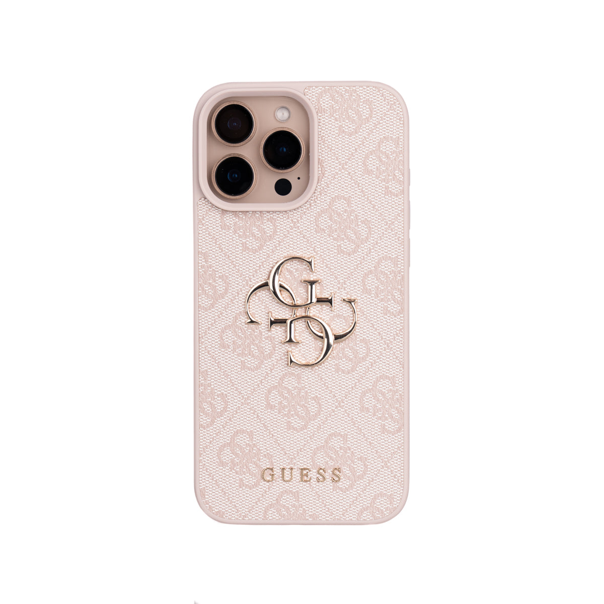 Apple iPhone 16 Pro Max Kılıf Guess Orjinal Lisanslı PU Deri 4G Büyük Metal Logolu Çapraz Vücut Askılı Kapak