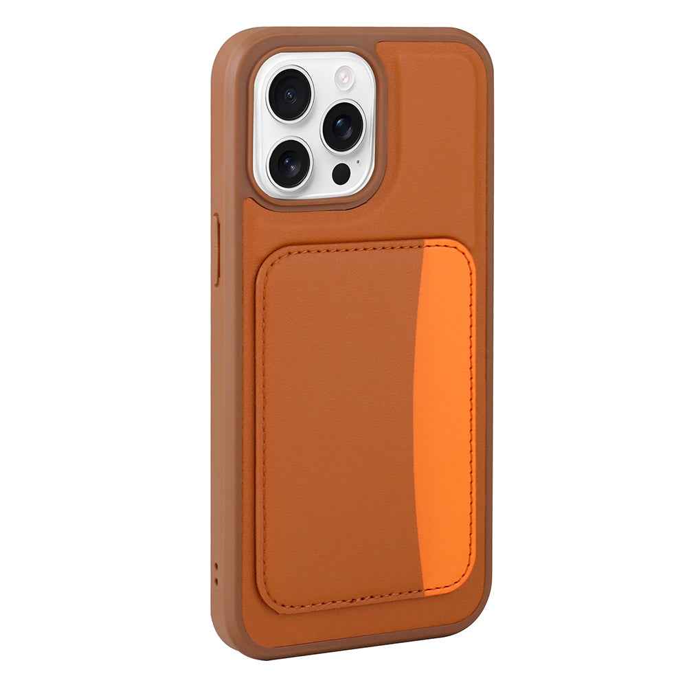 Apple iPhone 16 Pro Max Kılıf Kartlıklı Zore X-Kart Silikon Kapak