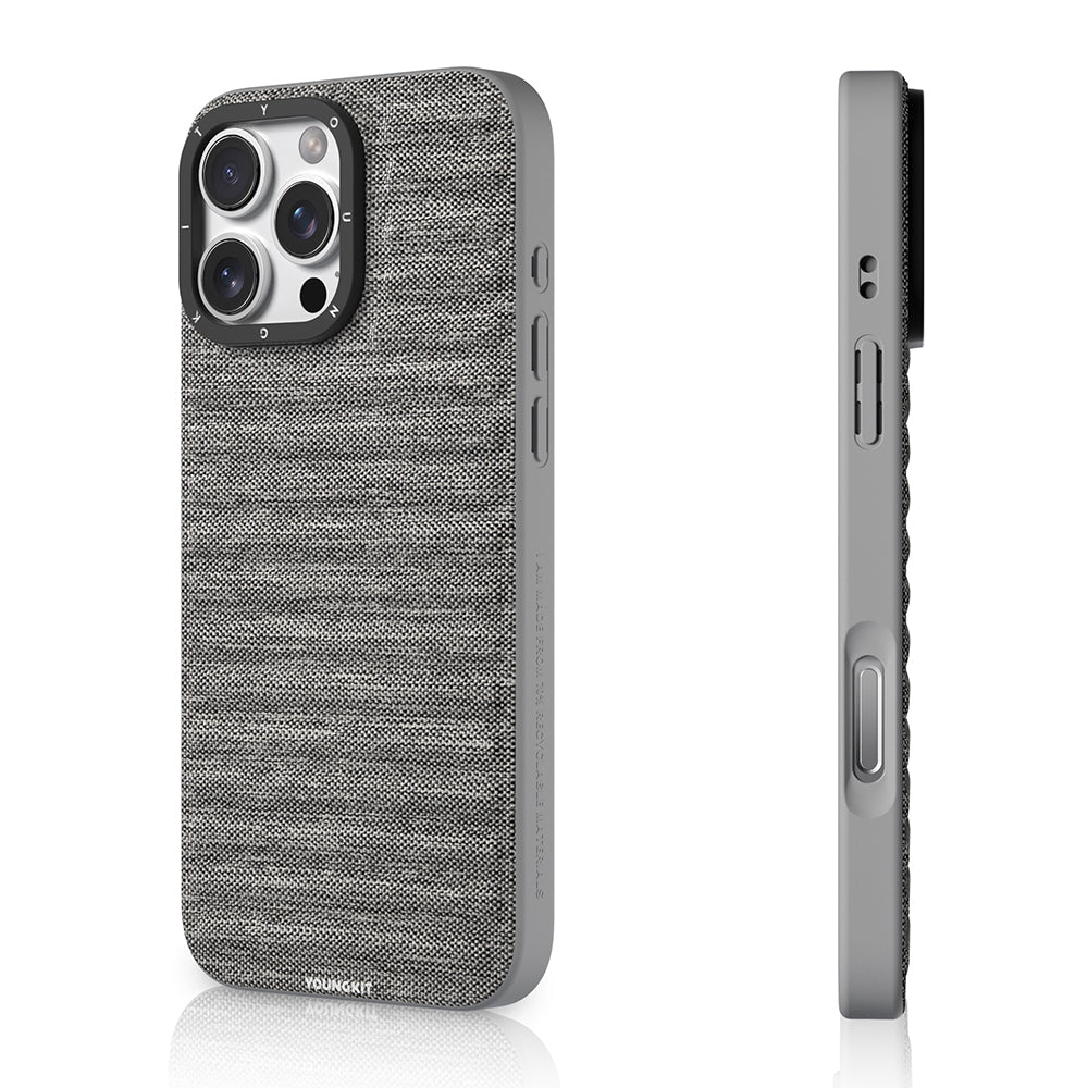 Apple iPhone 16 Pro Max Kılıf M-safe Şarj Özellikli Youngkit Canvas Serisi Kapak
