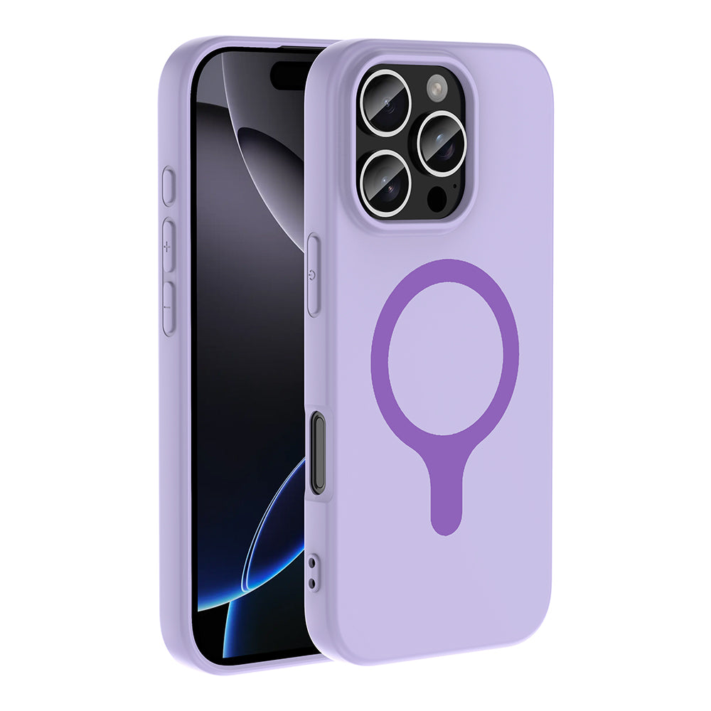 Apple iPhone 16 Pro Max Kılıf M-Safe Şarj Özellikli Zore Aris Silikon Kapak