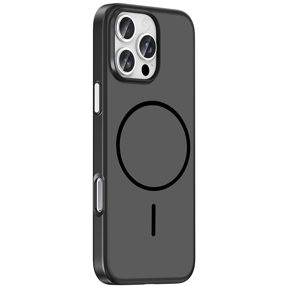 Apple iPhone 16 Pro Max Kılıf M-Safe Şarj Özellikli Zore Lora PC Kapak