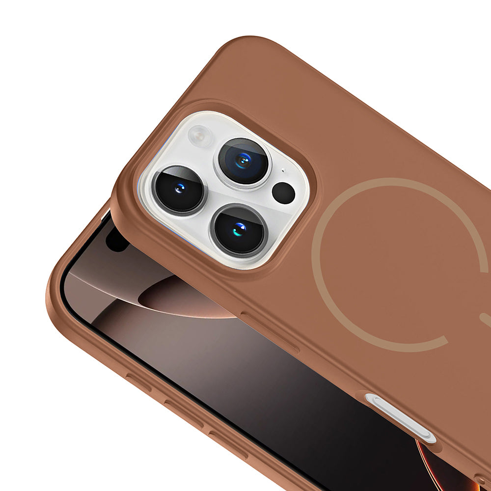 Apple iPhone 16 Pro Max Kılıf M-safe Şarj Özellikli Zore Meta Kapak