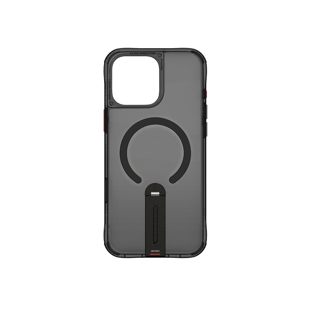 Apple iPhone 16 Pro Max Kılıf M-safe Şarj Özellikli 360 Derece Dönebilen Standlı Skinarma Helix Kapak