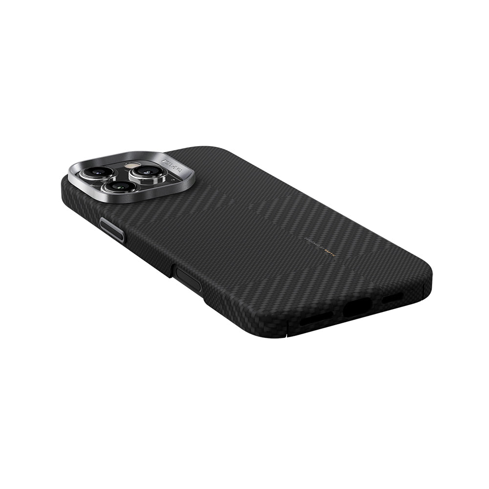 Apple iPhone 16 Pro Max Kılıf M-safe Şarj Özellikli 600D Metal Kamera Çerçeveli Raptic Aramid Fiber Croxx Mondrian Serisi Kapak