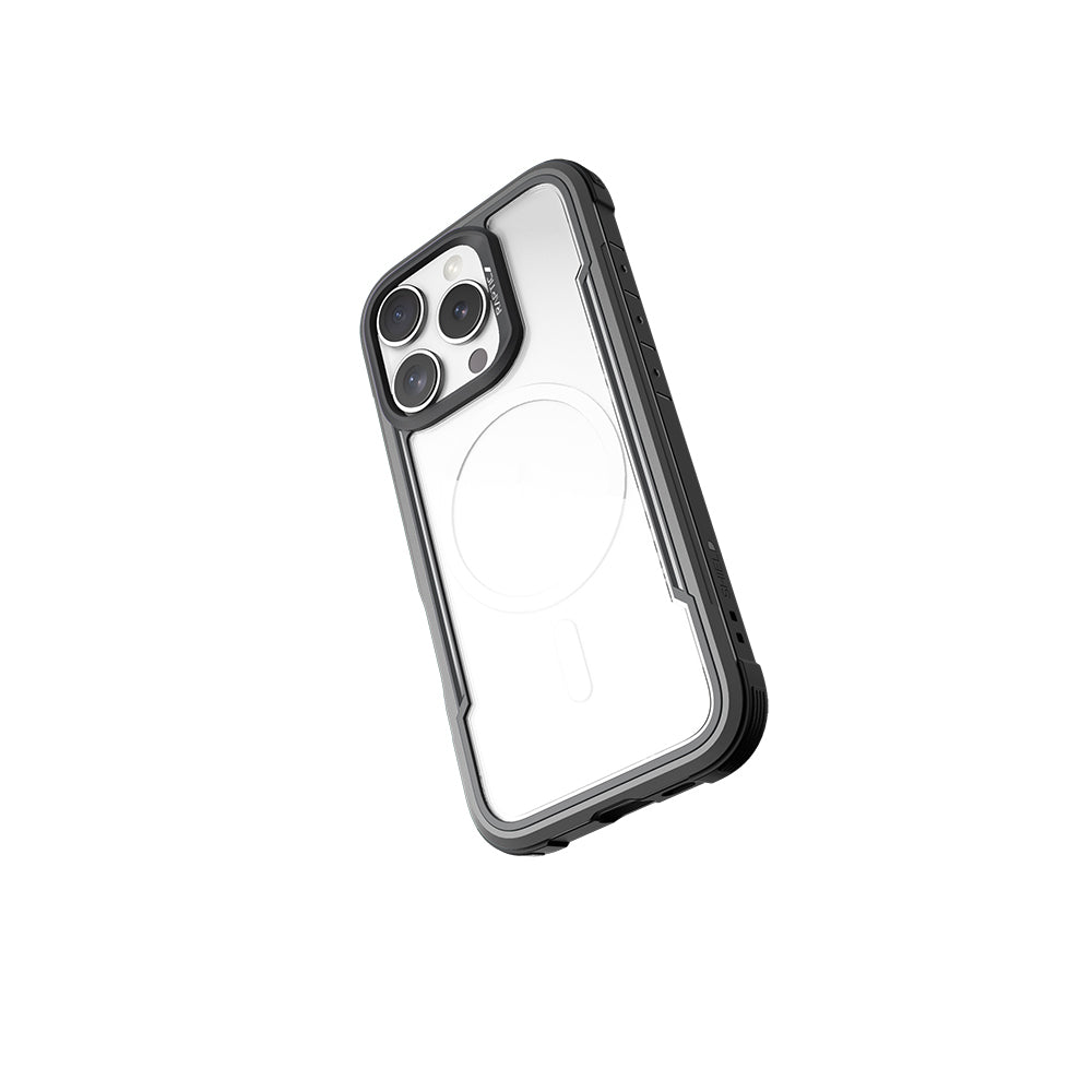 Apple iPhone 16 Pro Max Kılıf M-safe Şarj Özellikli Airbagli Raptic Shield Serisi Şeffaf Arka Yüzey Kapak