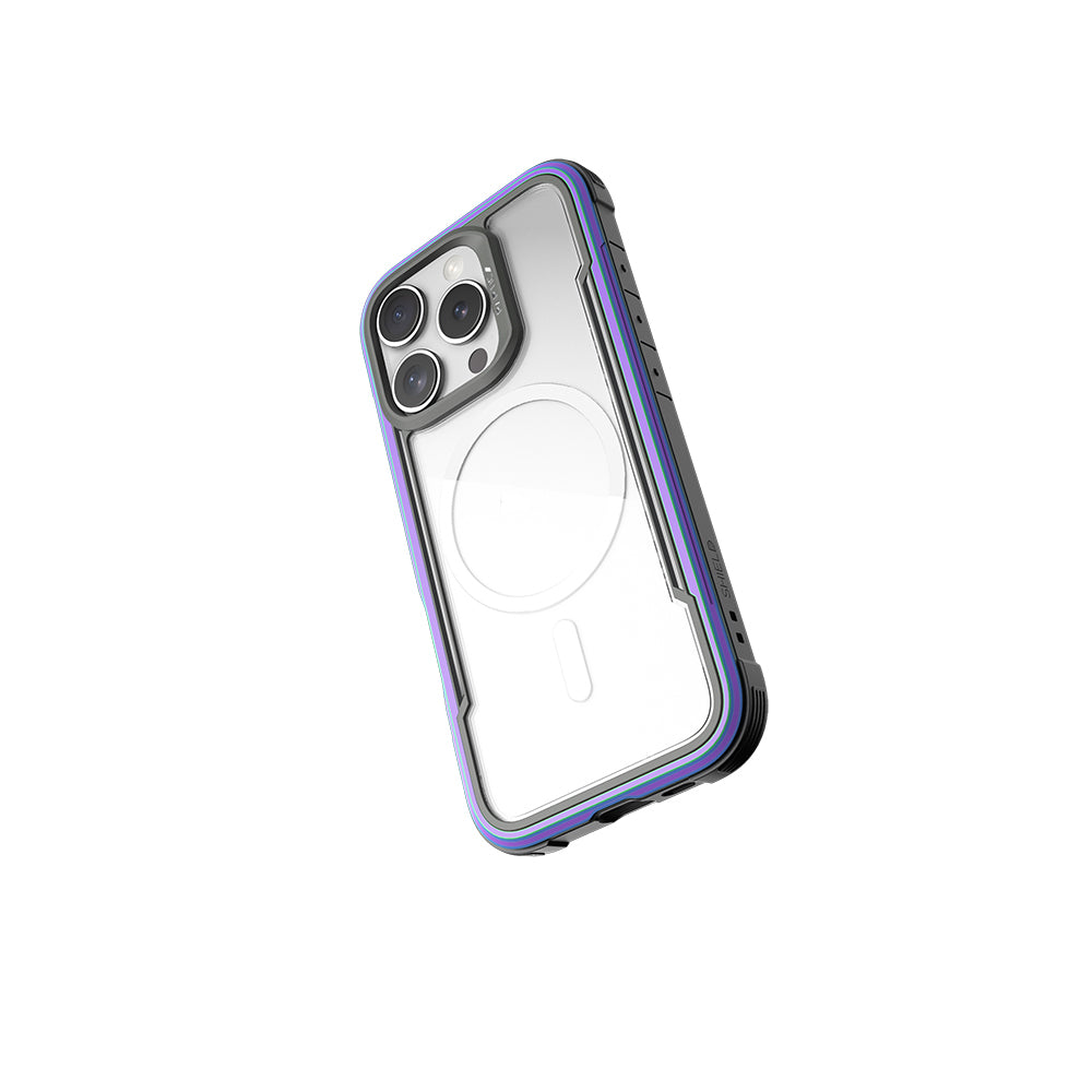 Apple iPhone 16 Pro Max Kılıf M-safe Şarj Özellikli Airbagli Raptic Shield Serisi Şeffaf Arka Yüzey Kapak
