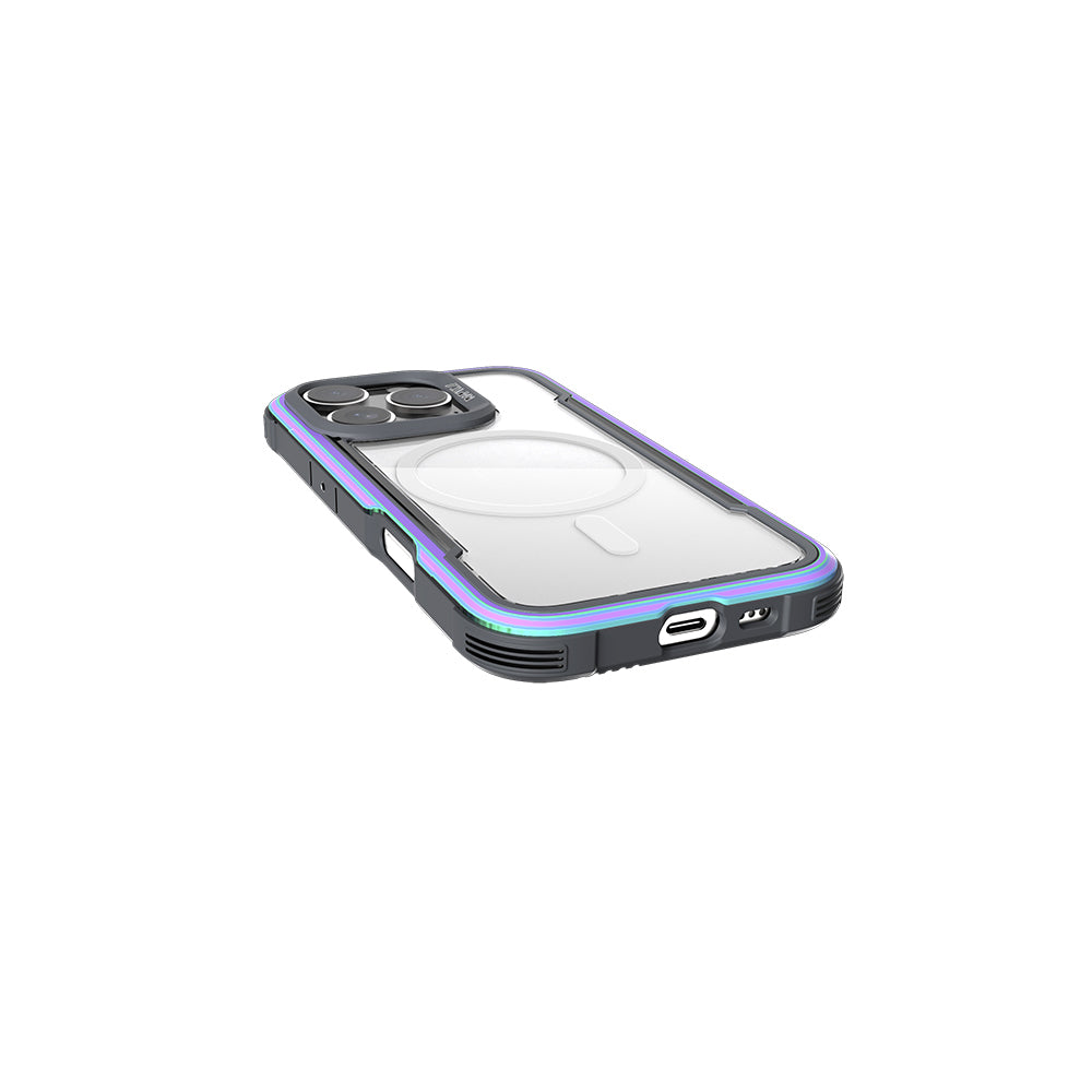 Apple iPhone 16 Pro Max Kılıf M-safe Şarj Özellikli Airbagli Raptic Shield Serisi Şeffaf Arka Yüzey Kapak