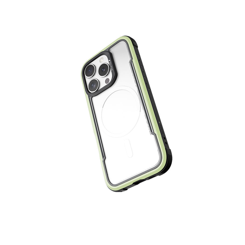 Apple iPhone 16 Pro Max Kılıf M-safe Şarj Özellikli Airbagli Raptic Shield Serisi Şeffaf Arka Yüzey Kapak