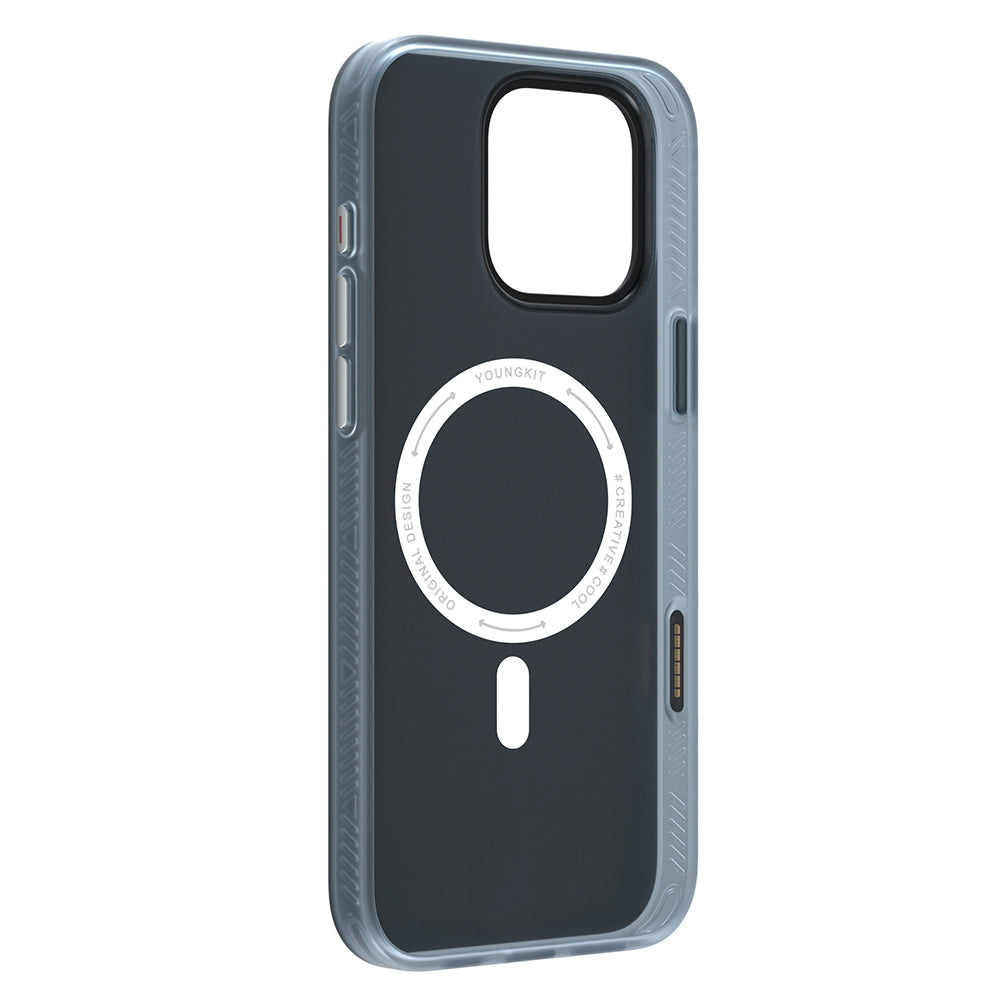 Apple iPhone 16 Pro Max Kılıf M-safe Şarj Özellikli Kamera Denetim Butonlu Youngkit Technology Serisi Kapak