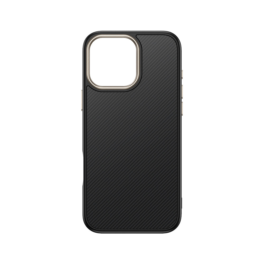 Apple iPhone 16 Pro Max Kılıf M-safe Şarj Özellikli Karbon Fiber Görünümlü Zore Antina Kapak