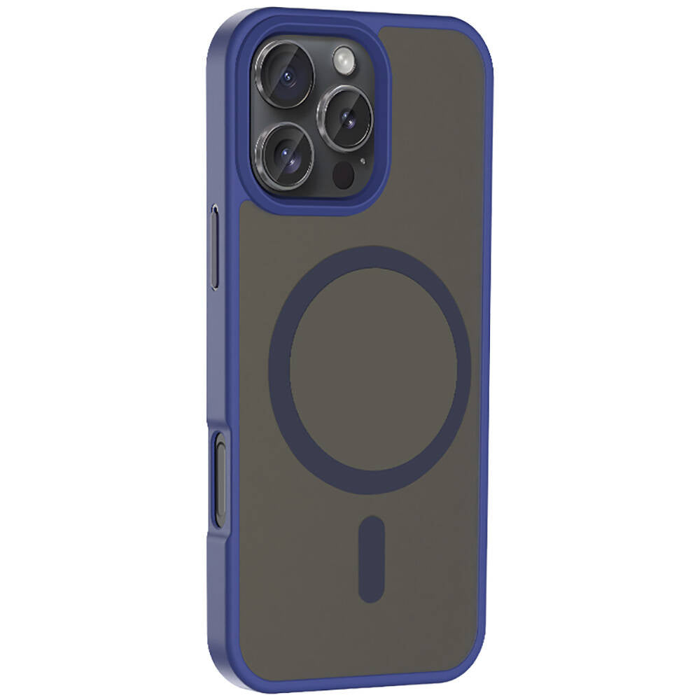 Apple iPhone 16 Pro Max Kılıf M-safe Şarj Özellikli Mat Arka Yüzey Zore Sio Kapak