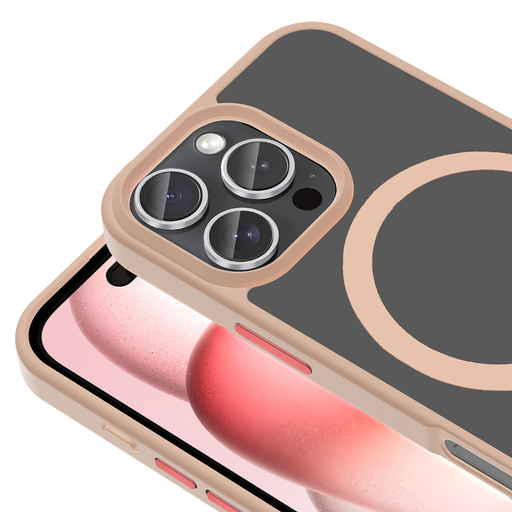 Apple iPhone 16 Pro Max Kılıf M-safe Şarj Özellikli Mat Arka Yüzey Zore Sio Kapak