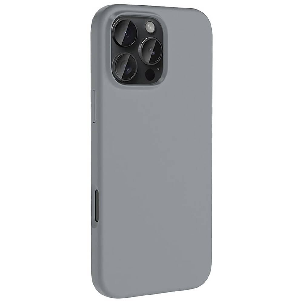Apple iPhone 16 Pro Max Kılıf M-safe Şarj Özellikli Sıvı Teknolojili Silinebilir Sert Zore Kivi Kapak