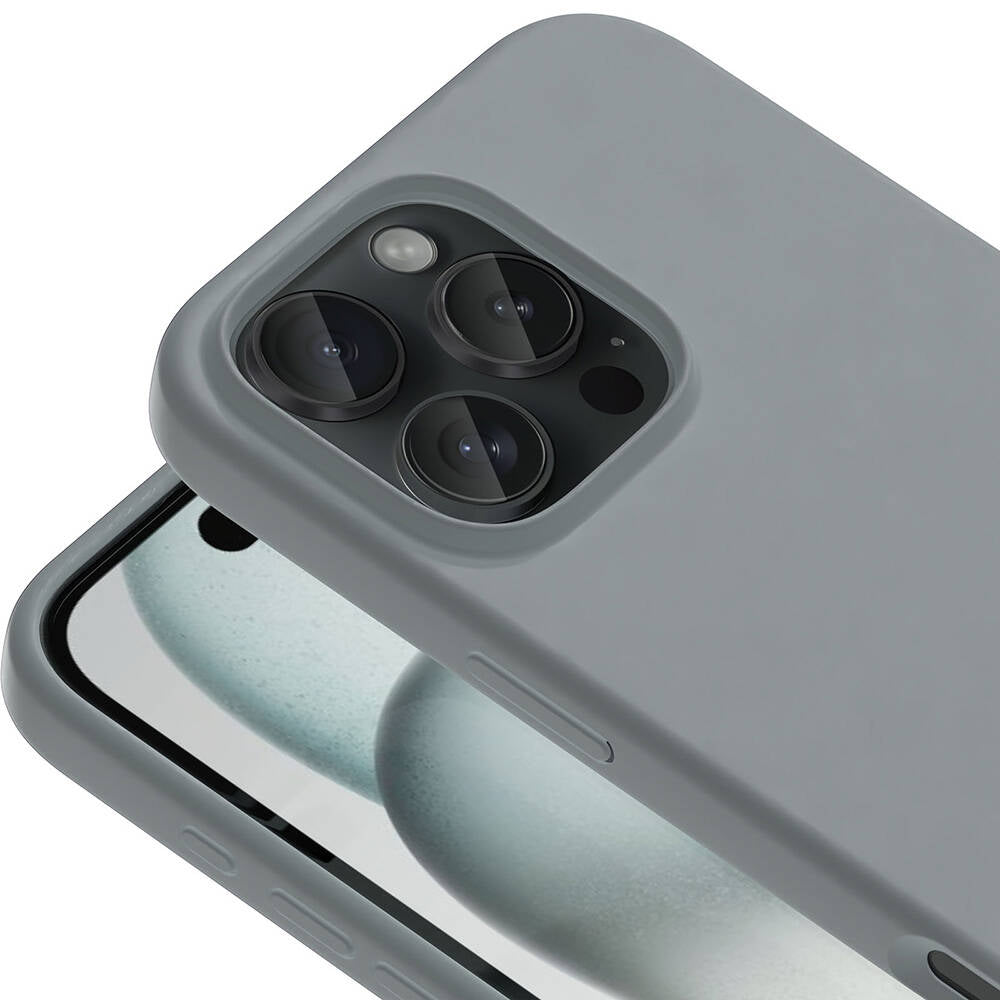 Apple iPhone 16 Pro Max Kılıf M-safe Şarj Özellikli Sıvı Teknolojili Silinebilir Sert Zore Kivi Kapak