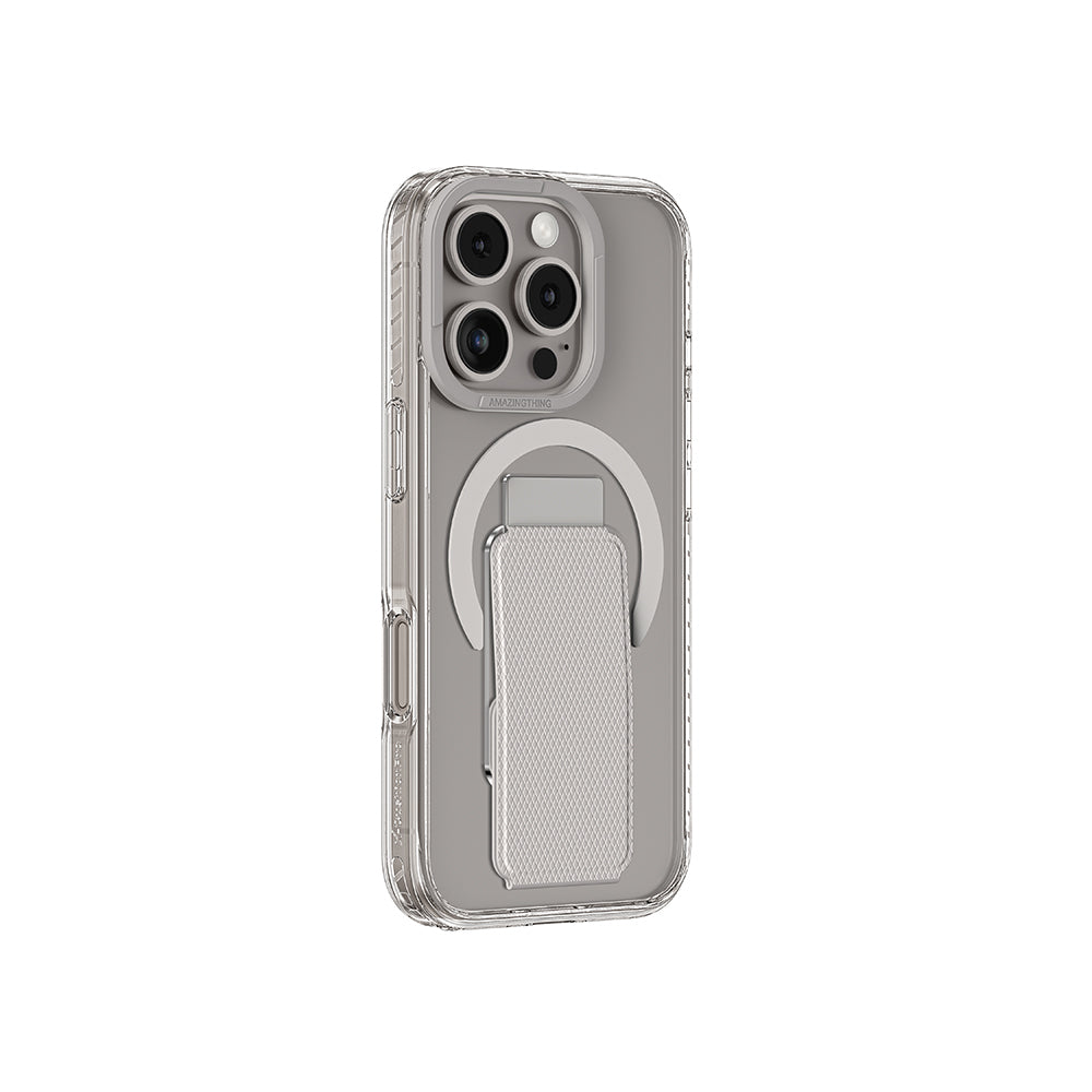 Apple iPhone 16 Pro Max Kılıf M-safe Şarj Özellikli Standlı Amazingthing Titan Pro Plus Kapak