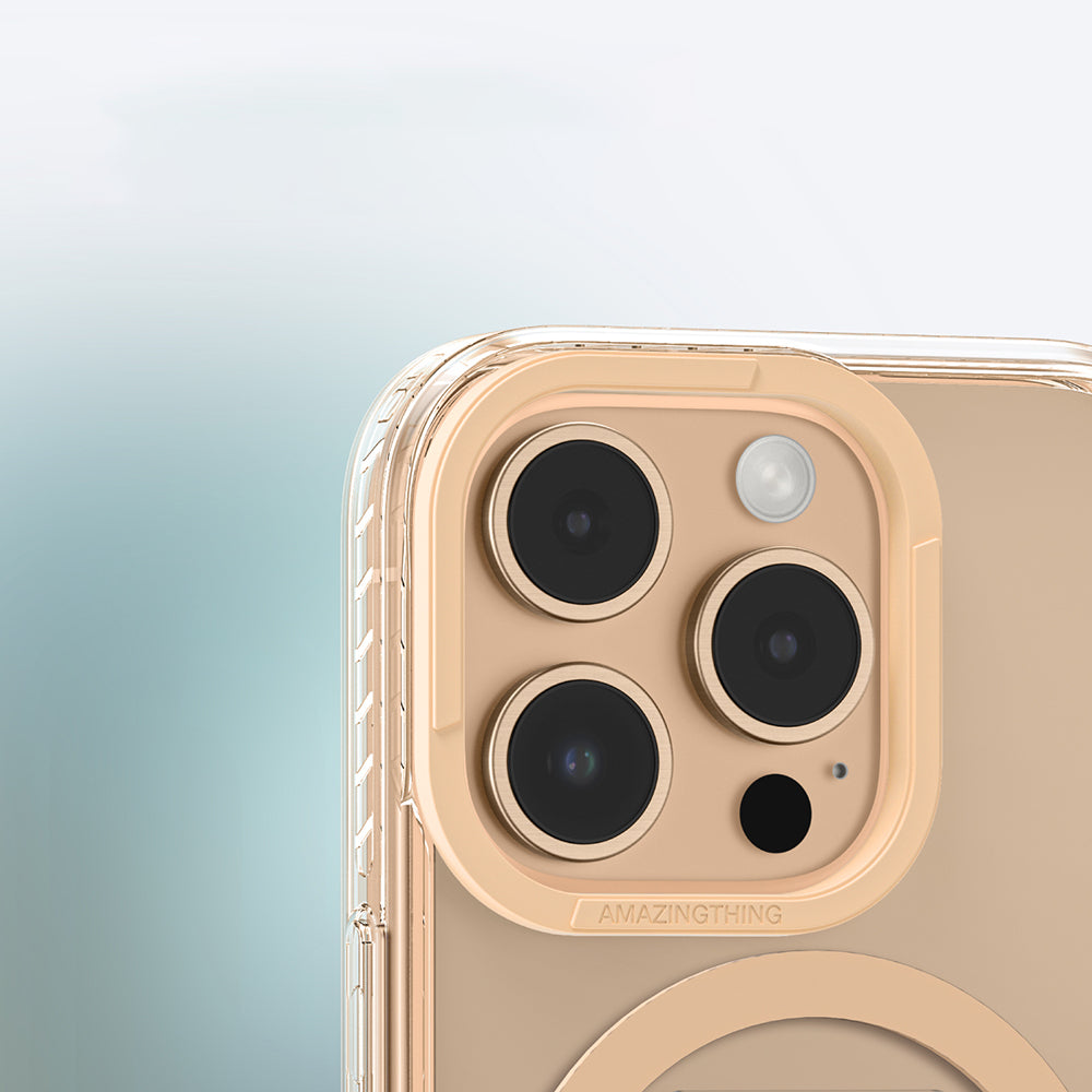 Apple iPhone 16 Pro Max Kılıf M-safe Şarj Özellikli Standlı Amazingthing Titan Pro Plus Kapak
