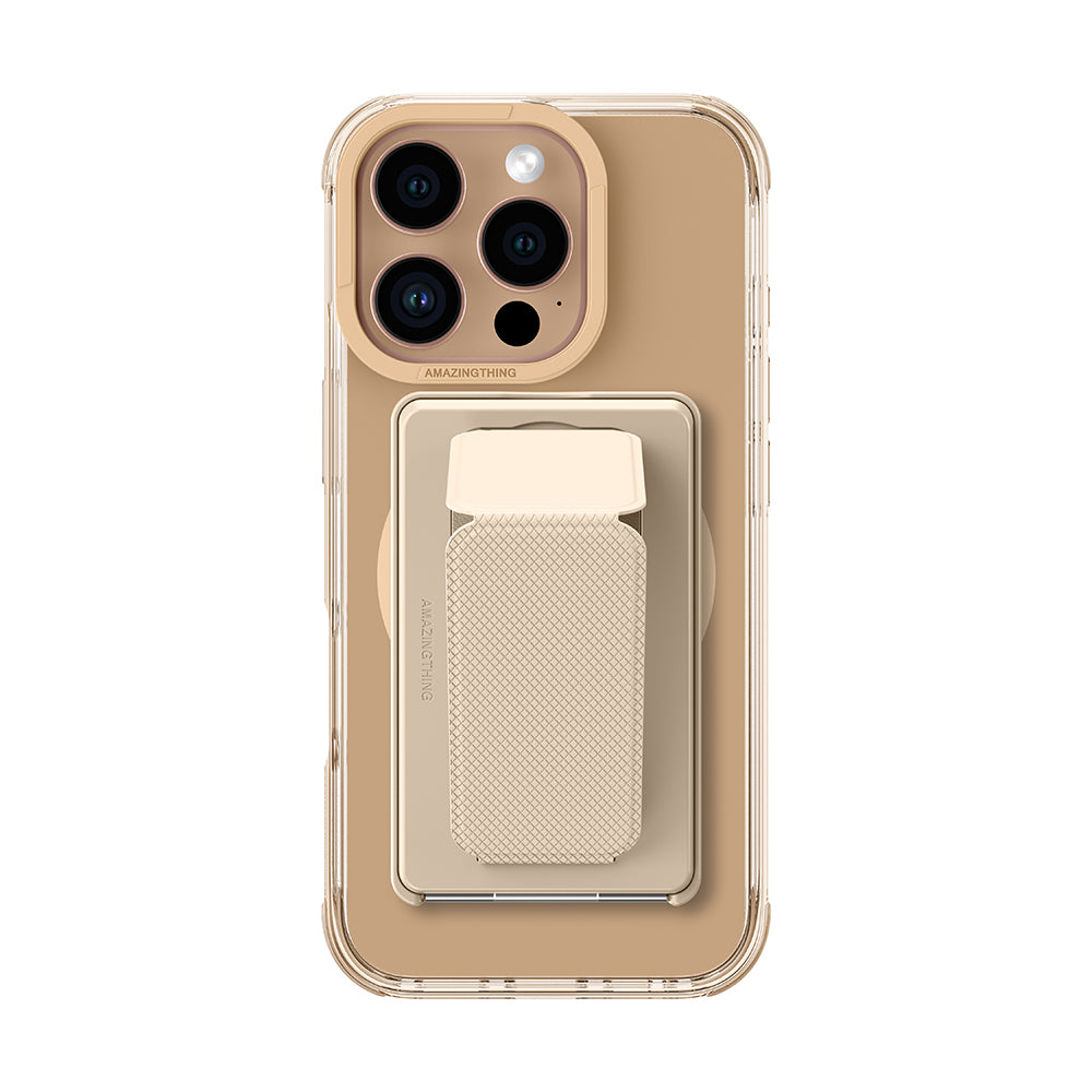 Apple iPhone 16 Pro Max Kılıf M-safe Şarj Özellikli Standlı Set Amazingthing Omni Adventure Serisi Kapak